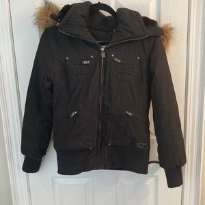 TNA black bomber winter coat